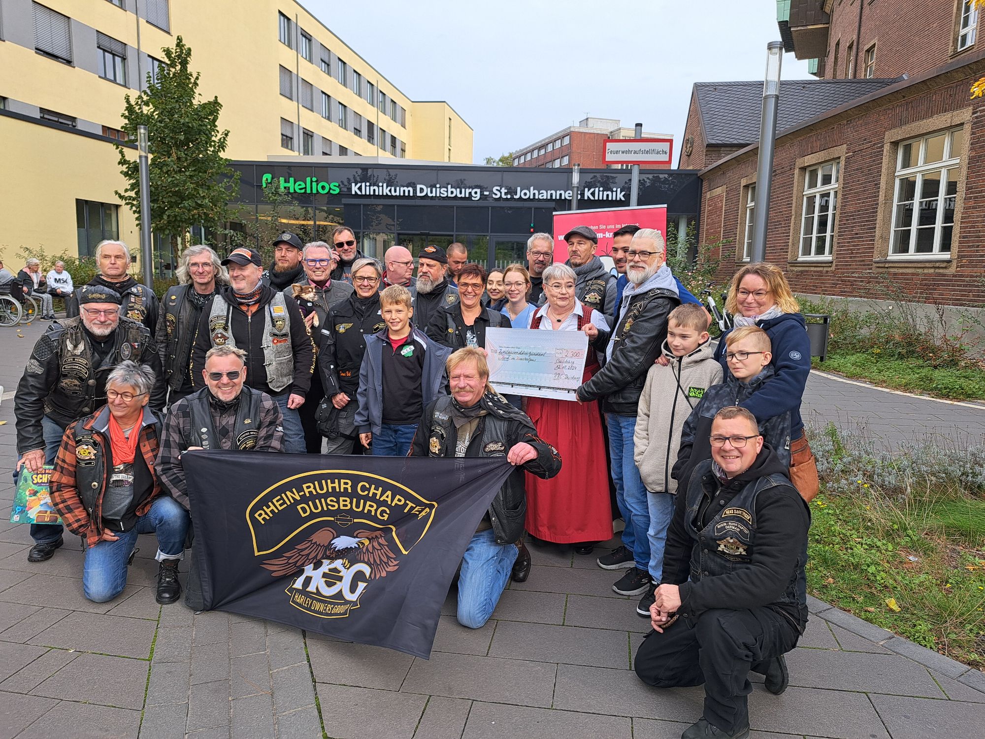 Spendenübergabe Rhein-Ruhr-Chapter am 12.10.2024